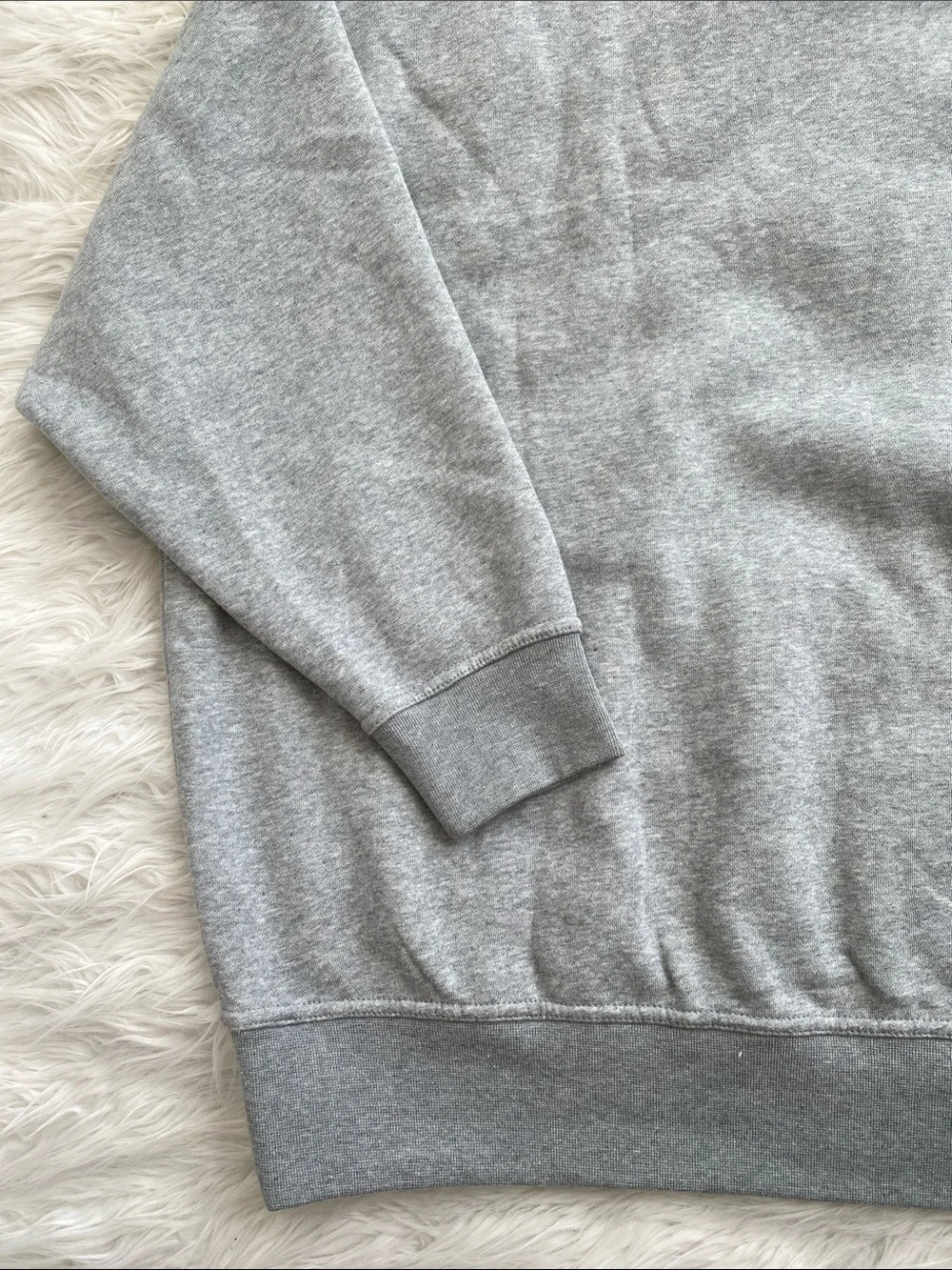 Nike | Oversized Crewneck Sweatshirt with White Swoosh